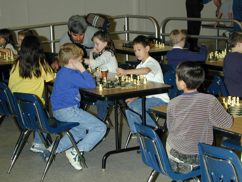 Carl in his second match