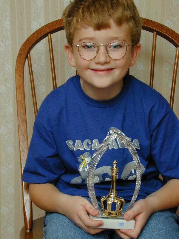 Carl and his trophy