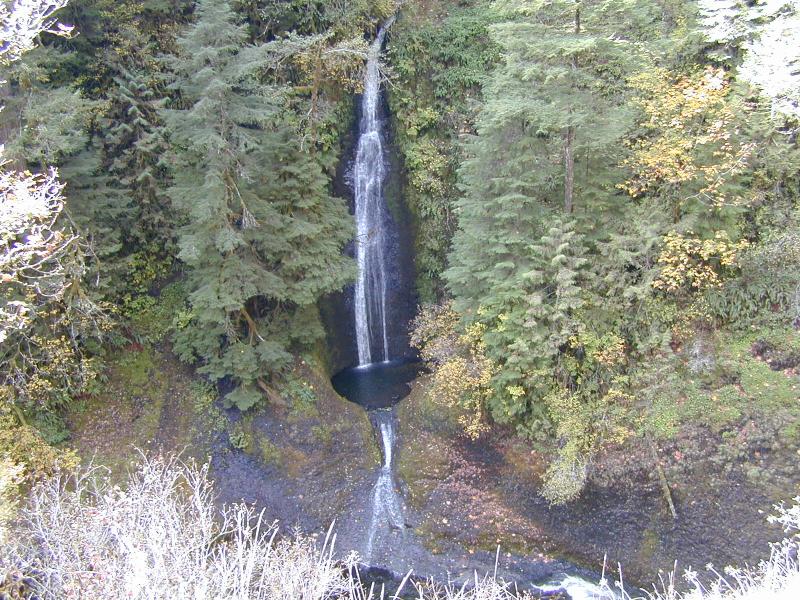 Water fall along the way